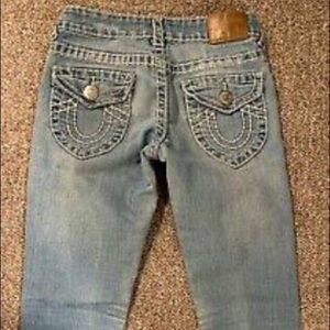 pair of True Jeans
